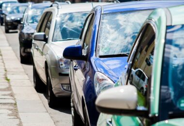 automobile, road, traffic jam