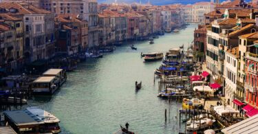 venice, canale grande, gondolier